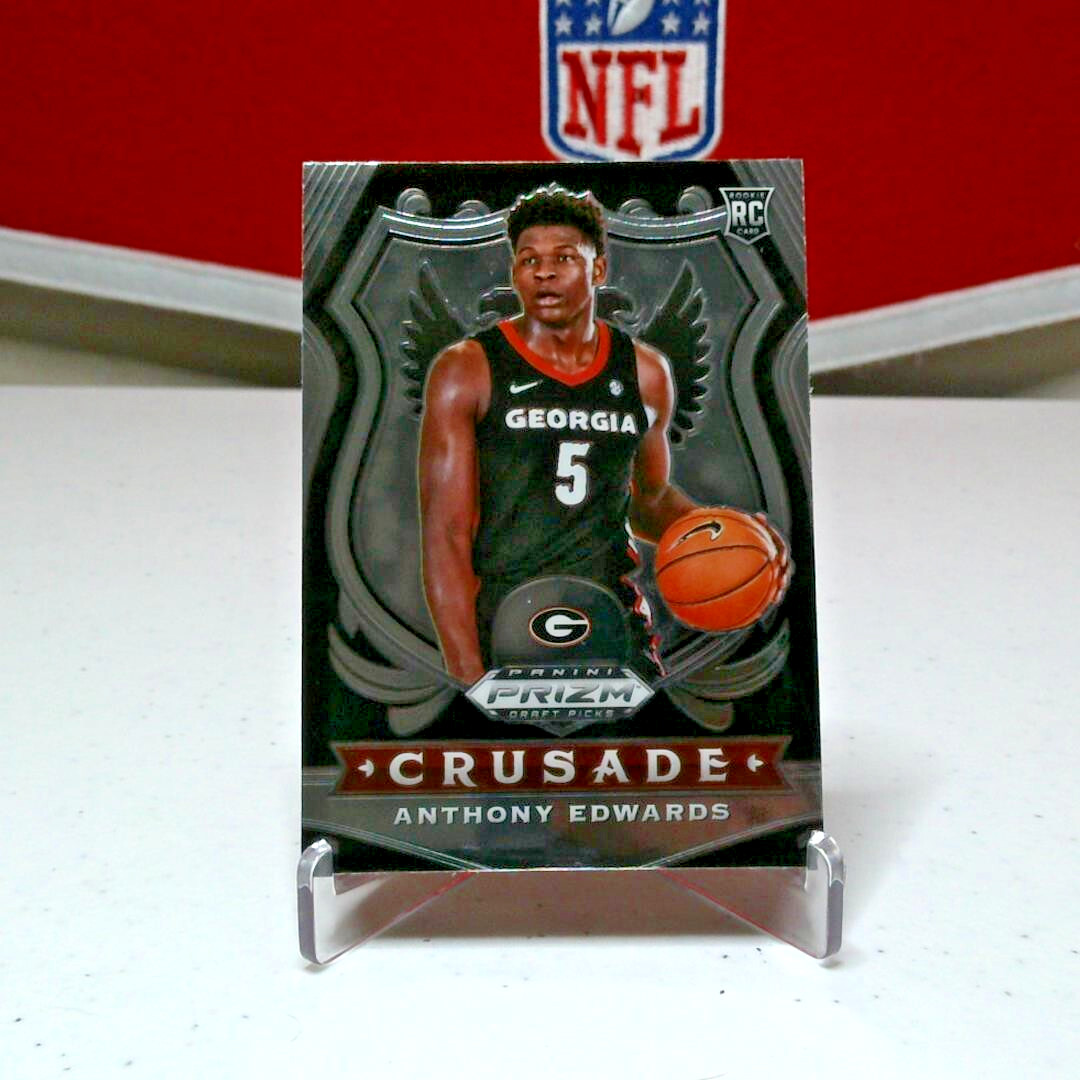 2020-21 Panini Prizm Draft Picks - Crusade Anthony Edwards #81 (RC)