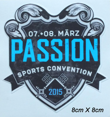 Passion Sports Convention 2015 BMX Skateboard Surf Sticker Aufkleber 