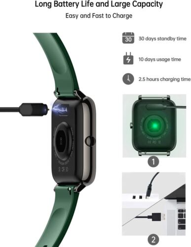 Smartwatch con monitor pressione sanguigna frequenza cardiaca per Samsung Galaxy A14 5G - Foto 22 di 38