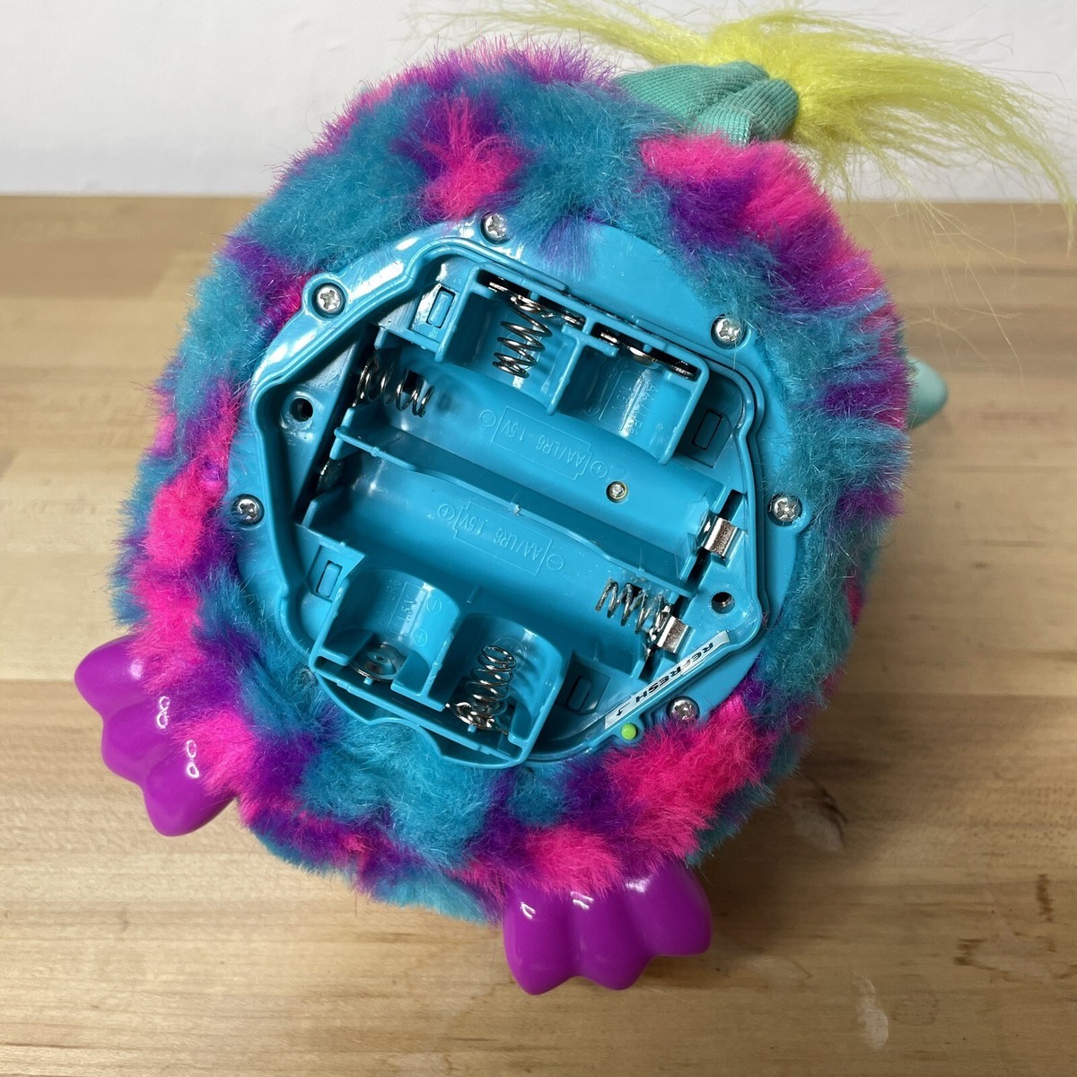 Furby Boom 2012 Pink & Blue Hearts Hasbro TESTED WORKS Interactive