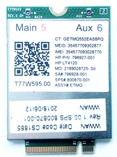 🔥HP LT4120 LTE 4G T77W595 150Mbps M.2 Modem Module for HP 840 850 820 745 1030