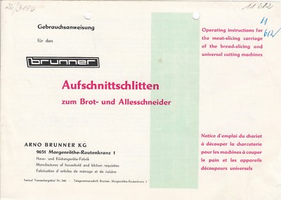 MORGENRÖTHE-RAUTENKRANZ Prospekt 1967, Arno Brunner KG Haus-Küchen-Geräte-Fabrik