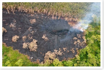 Kilauea Volcano Fissure 16 Leilani Estates 2018 Silver Halide Photo