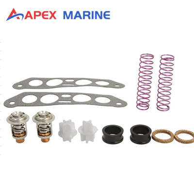 Thermostat-Set für Johnson Evinrude 65 80 85 88 90 100 112 115 PS V4 378065