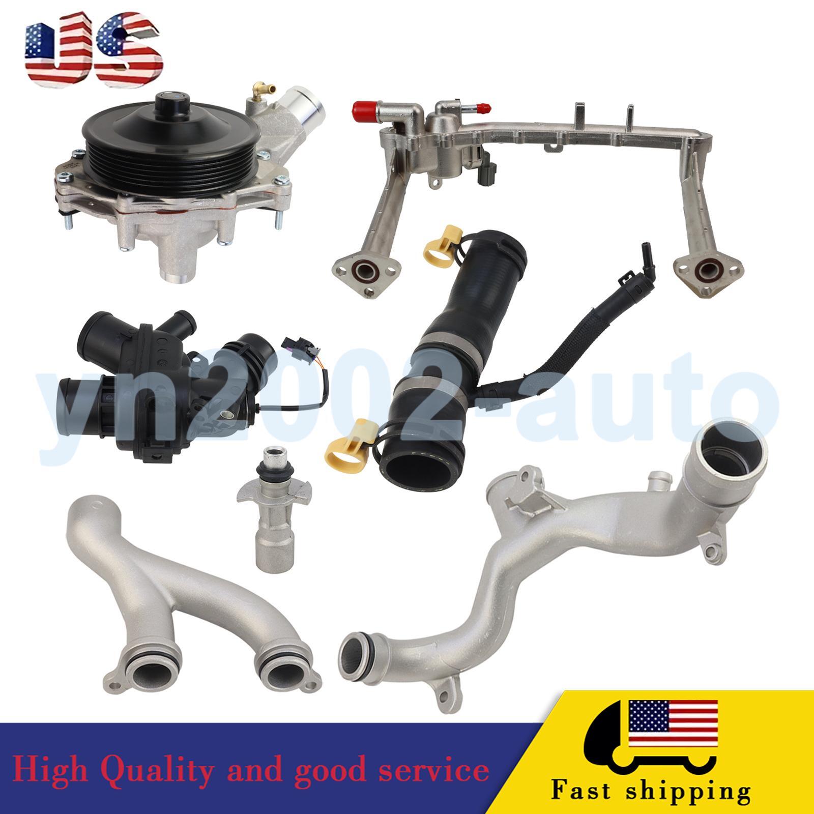 7pcs Upgraded Aluminum Coolant Pipe Kit for Land Rover Range Rover 3.0 SC