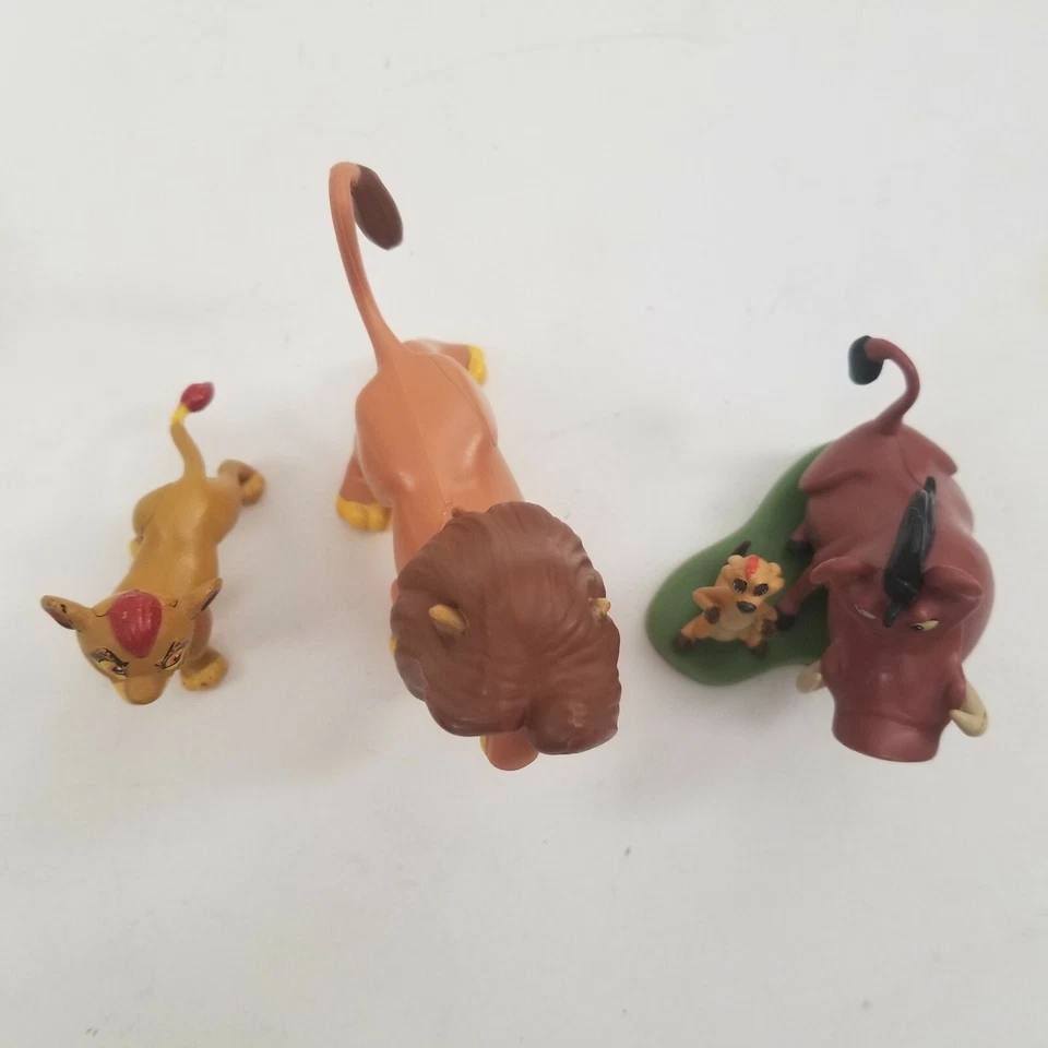 Lote de 3 figuras PVC Rey León Disney Simba Timón y Pumba Foto 2 de 4