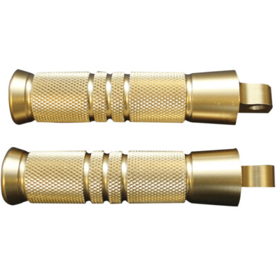 Accutronix Brass Footpegs - Grooved | RP111-KG5