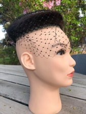 Vintage Fur Hat With Veil