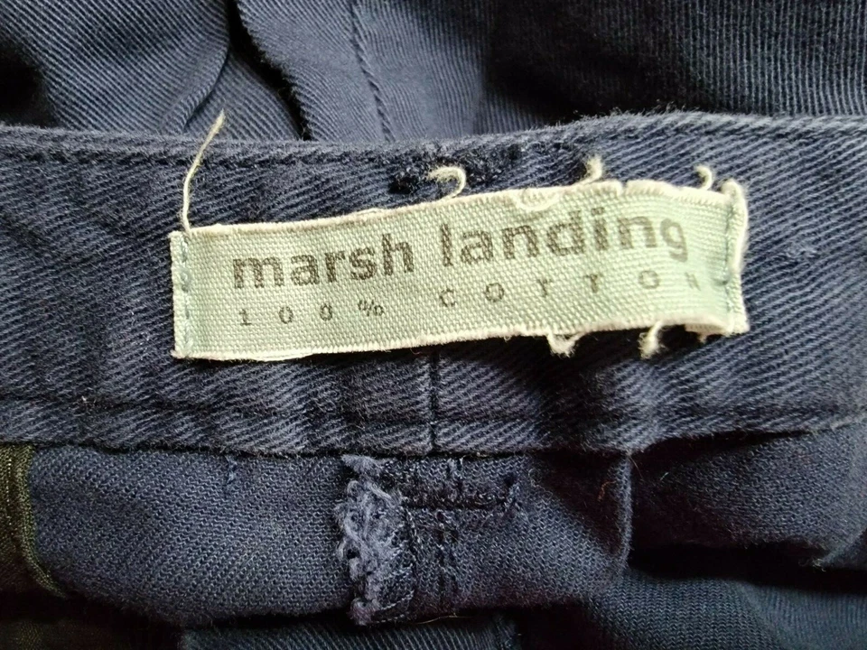 Shorts feminino Marsh Landing tamanho 12 azul - Imagem 2 de 4
