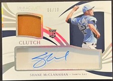 2021 IMMACULATE SHANE MCCLANAHAN @ 6/10 @ AUTO AUTOGRAPH RC CLUTCH JERSEY PATCH