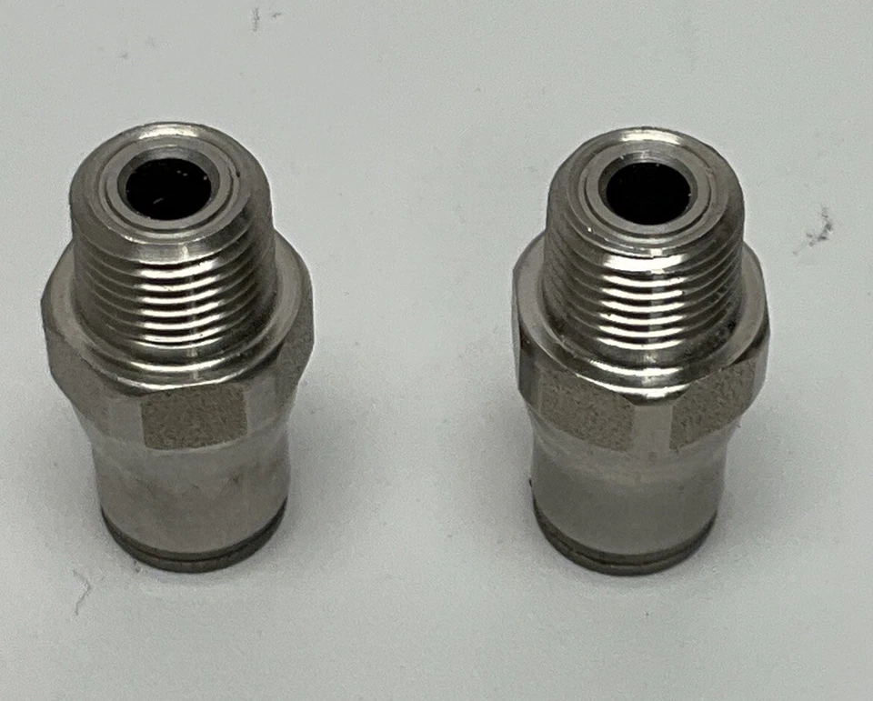 Legris 3805 56 11 2-Pack Push Connector SS-316 1/4" OD Tube x 1/8" MNPT - Image 3 of 4