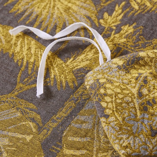 Bedding Set 4pcs 100% Cotton Gauze Jacquard Duvet Cover Flat Sheet 2 Pillowcases - Picture 16 of 32