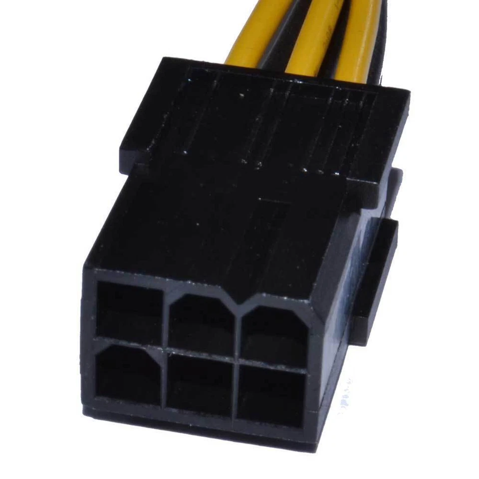 10Cm PCI Express PCIe 6 Pin Auf 8 Pin Grafikkarten Stromadapter Kabel [006486] - Bild 3 von 4