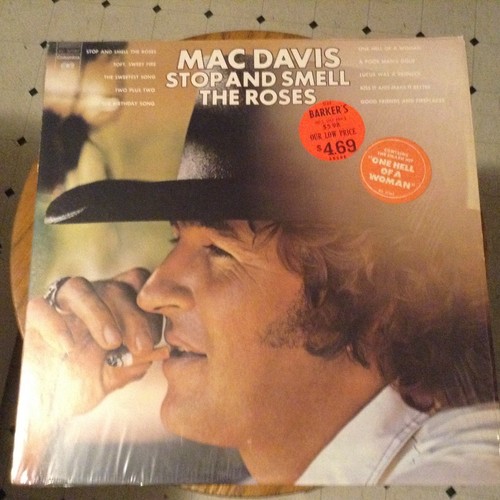 Mac Davis Stop And Smell The Roses LP Record Album Exc Cond eBay