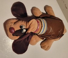 Vintage 1985 Pound Puppy Tonka Large Tan Brown 18 Stuffed Plush Dog Floppy Ears