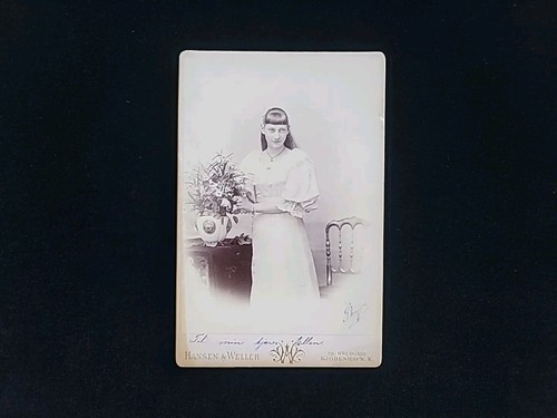 Danemark Princesse Thyra Signé Armoire Carte CDV Autographié Photo Danois - Photo 3 sur 16