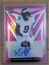 Browns Donovan Peoples-Jones RC 2020 Leaf Valiant Auto 9/15 💸📈