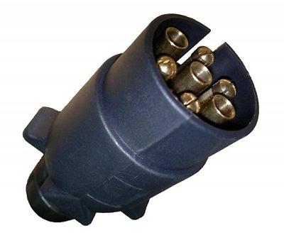 Towing &amp; Hauling For Dodge Caravan 7 Pin Towing Plugs 12N &amp; 12S - Black And Grey, For Caravan And Trailer Lights 4 Pin To 7 Pin Trailer Adapter Plug