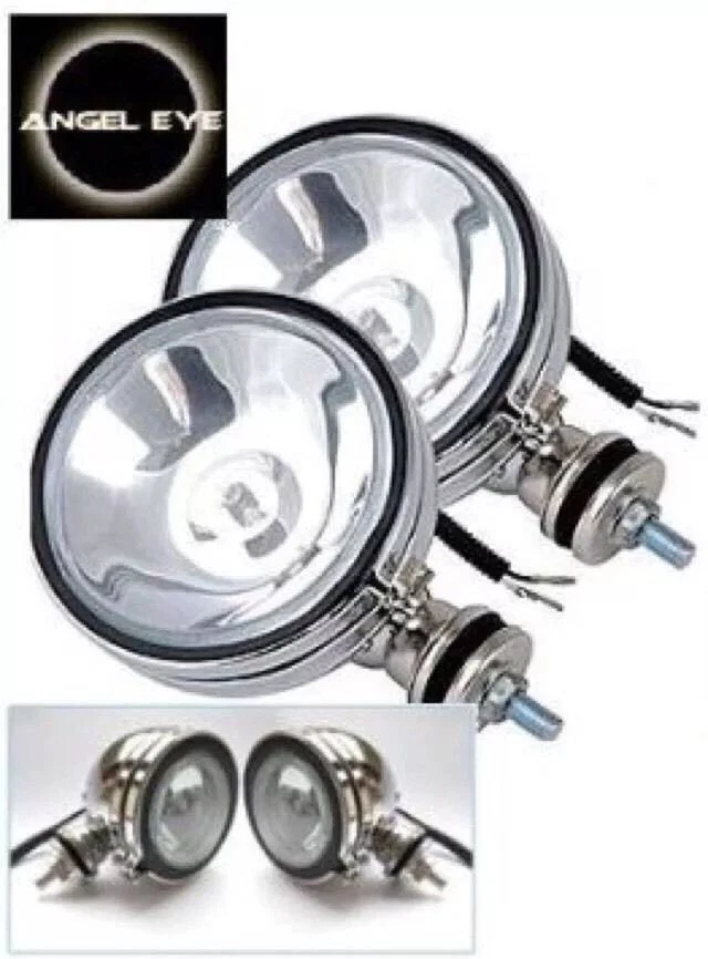 ANGEL EYE ICE WHITE PAIR 12V CAR 2X 6