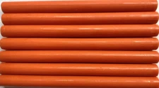 Orange Flexible Glue Gun Sealing Wax, 7 Sticks for Full-Size glue guns