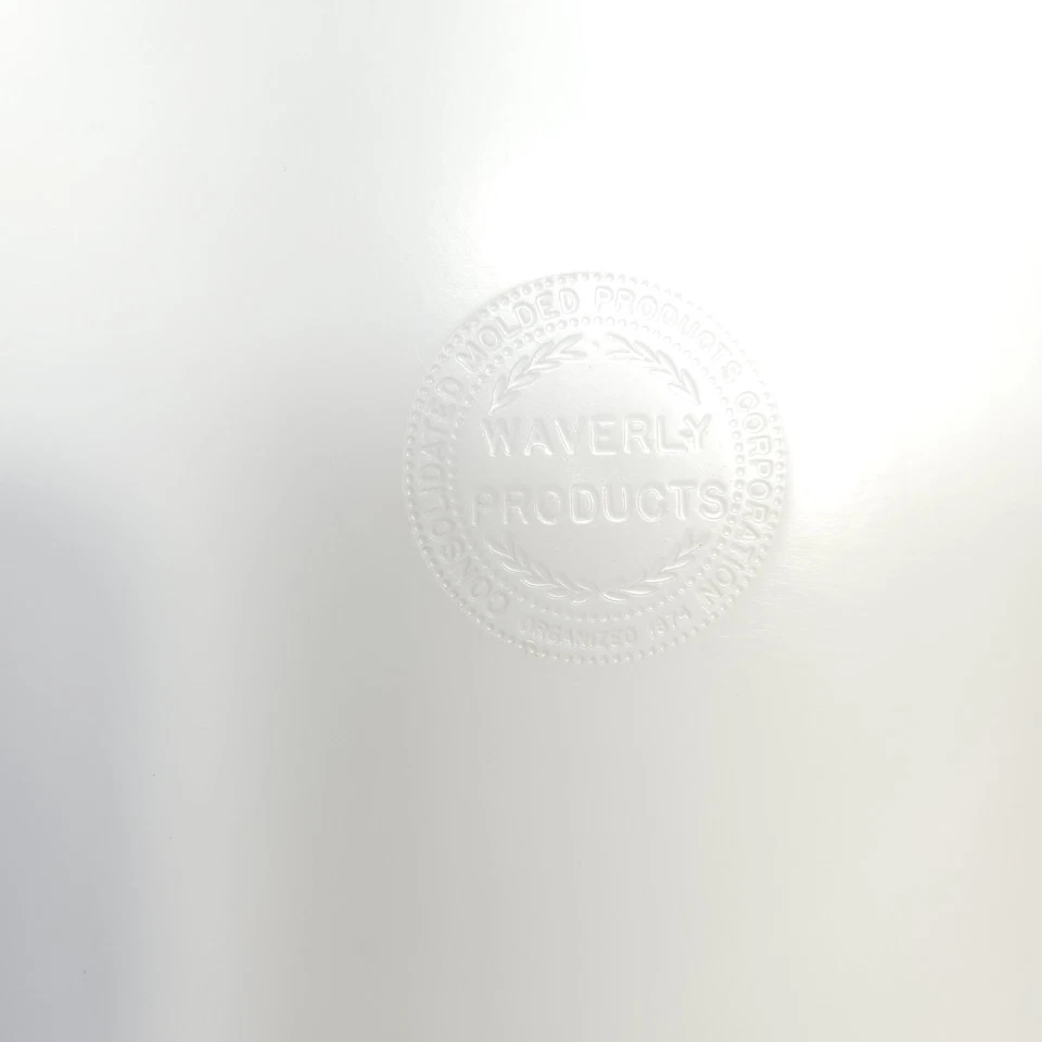 Vtg Waverly Melamine Serving Tray New England Winter Scene 16" White TV Snack  - Image 3 of 3