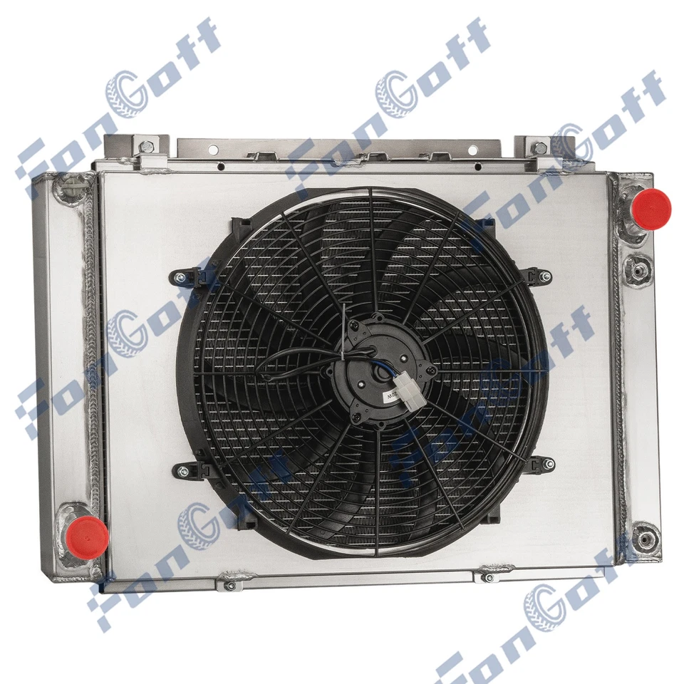 3 Row Radiator Shroud Fan Fits 1961-1966 Ford Thunderbird T-Bird 6.4L 7.0L V8 - Image 2 of 4