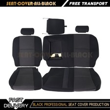 For Chevy Silverado 1500 2500hd 3500hd 2007-2014 Rear Row Cloth Seat Cover Black For Chevy Silverado 1500 2500hd 3500hd 2007-2014 Rear Row Cloth Seat Cover Black