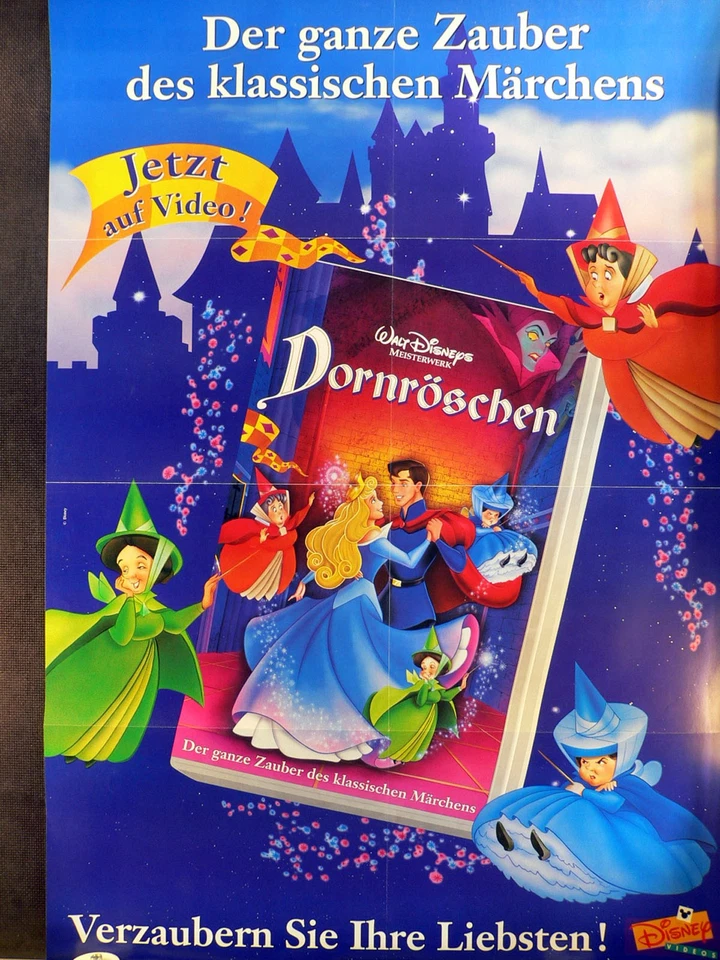 Dornröschen - Walt Disney - Videoposter A1 84x60cm gefaltet - Bild 1 von 1