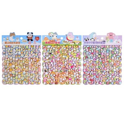 3D Puffier Sticker Sheets Adorable Small Sticker for Kid and Adult Tiny Sticker