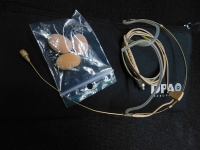DPA 4466 CORE Omnidirectional Headset Microphone with With 3 Pin Lemo connector.