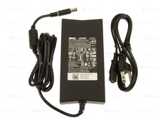 Genuine Dell 130W 19.5V AC Power Adapter Laptop Charger LA130PM190- Tip 7.4mm