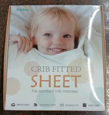 Crib Fitted Sheets for Standard Crib Toddler Bed Sheets 52x28 Multi-color 2 Pack