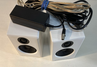 Audioengine A2+ Plus Wireless Bluetooth Desktop Monitor Speakers White