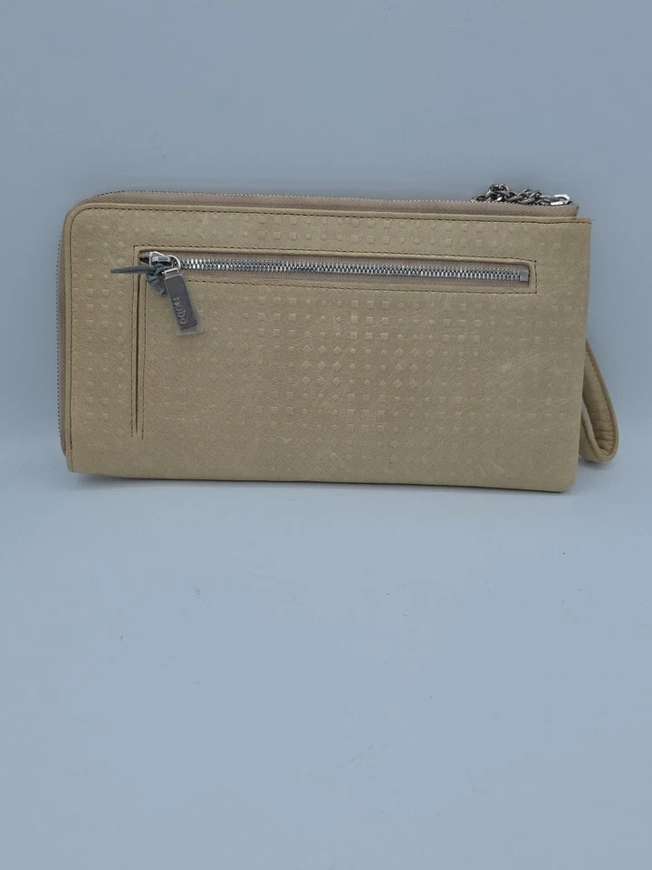 Cartera Muñequera Hobo International Rylan Pémez Damasco Cuero Repujado Nueva Foto 2 de 4