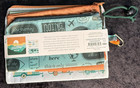 Paper Source Two (2) Zipper Travel Bag / Pouches & 1 Small Backpack Lot of 3 NEW — photo 2