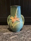 Roseville 130-6 Zephyr Lily Double Handled Vase