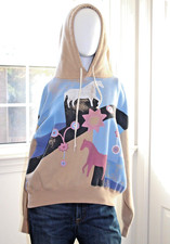 Polo Ralph Lauren Hoddie Suéter Ecuestre Caballo Estilo Vintage Country Distress