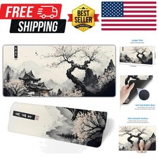 Japanese Mouse Pad, Large Japanese Desk Mat, XL Anime Gaming Keyboard Mat, No...