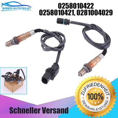 2Pcs O2 Sauerstoffsensor 5 Draht kompati D für BMW N43 E81 E87 E88 116i 118i E90