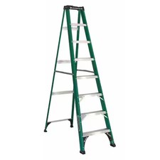Louisville Fs4008 8 Ft Fiberglass Stepladder, 225 Lb Capacity