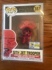 Funko Pop! Star Wars: Sith Jet Trooper 383 Figure - Red Convention Exclusive