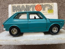 Burago Martoys 1/24 Scale Fiat 127 In Turquoise/ Black