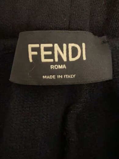 FENDI/Side Tape Logo Sweatpants/Size 46/Wool/Black/FB0461 A1BQ thumbnail 3