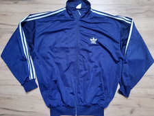 ADIDAS made in SINGAPORE track jacket sweatshirt top retro vintage 5/6  M/L 