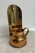 Applique da parete vintage Coppercraft Guild rame tempesta lampada portacandele