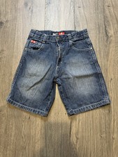 Y2K VTG Southpole Red Tab Blue Denim Jorts Boys Size 7