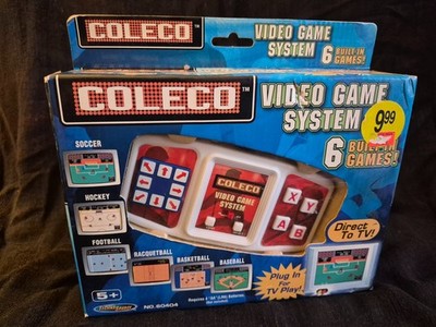 Open box Coleco 6 in 1 Video Game System - All booklets and packaging