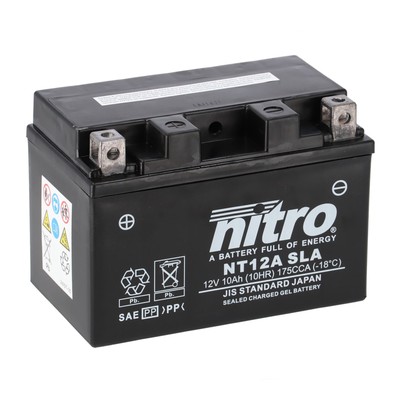 Nitro Batterie 12V 10AH YT12A-BS Gel 51013 (für: SYM Joymax Z+ 300i ABS 21 )