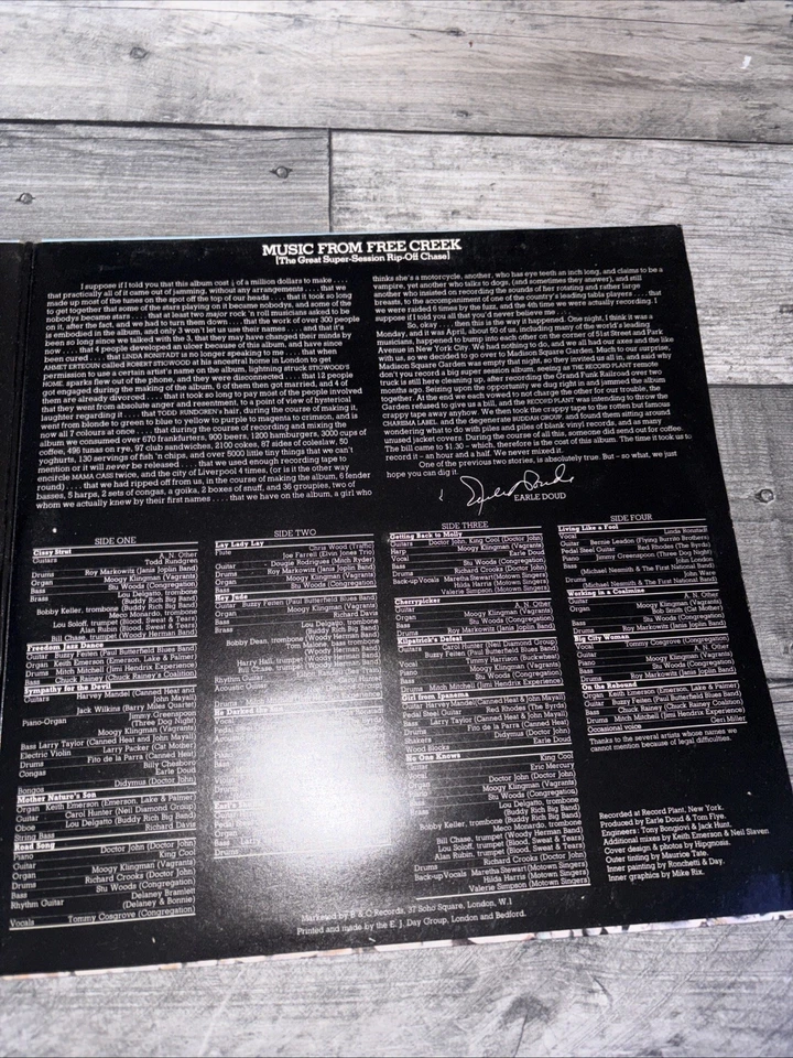 Various Artists - Music From Free Creek - 12” Vinyl Record LP - 1973 Charisma UK - Image 3 of 4