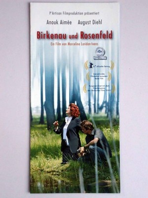 Birkenau und Rosenfeld - Anouk Aimée - August Diehl - Flyer/Filminfo